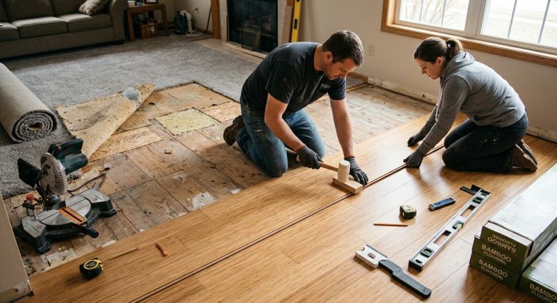 Bamboo Flooring Installation in Powhatan, VA