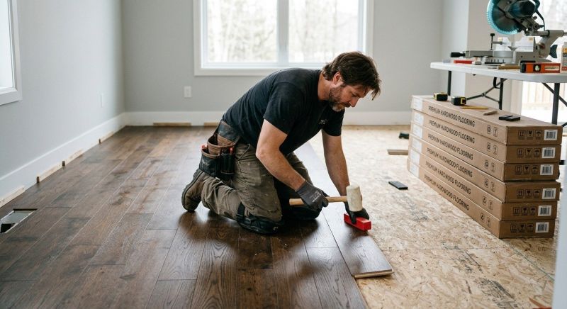 Hardwood Floor Installation in Amelia County, VA