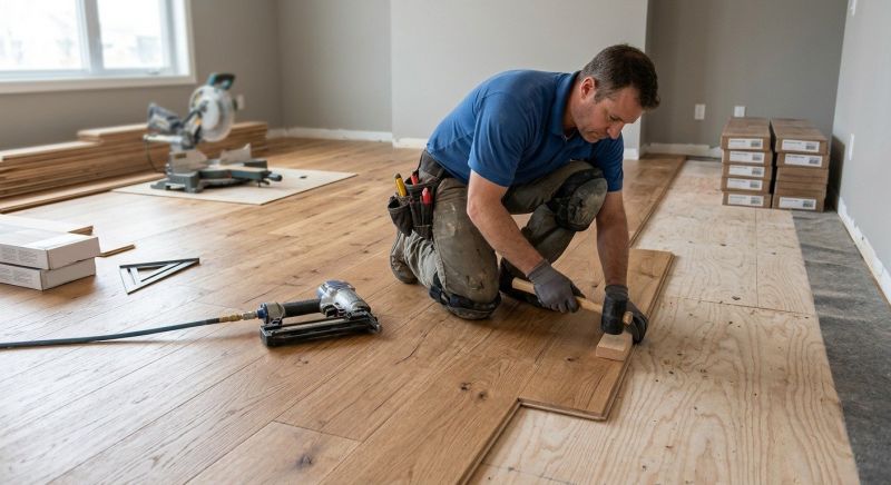 Hardwood Floor Installation in Amelia County, VA