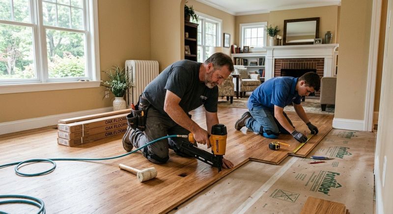 Hardwood Floor Installation in Kents Store, VA