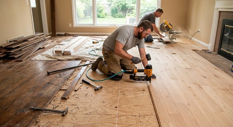 Hardwood Floor Installation in Powhatan, VA