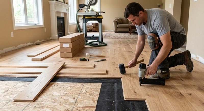 Hardwood Floor Installation in Powhatan, VA