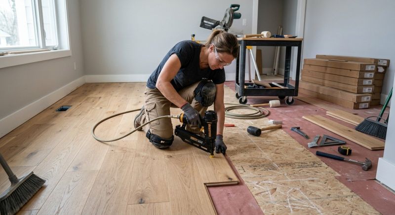 Hardwood Floor Installation in Richmond, VA