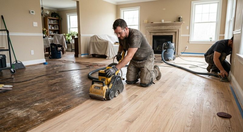 Hardwood Floor Renovation in Powhatan, VA