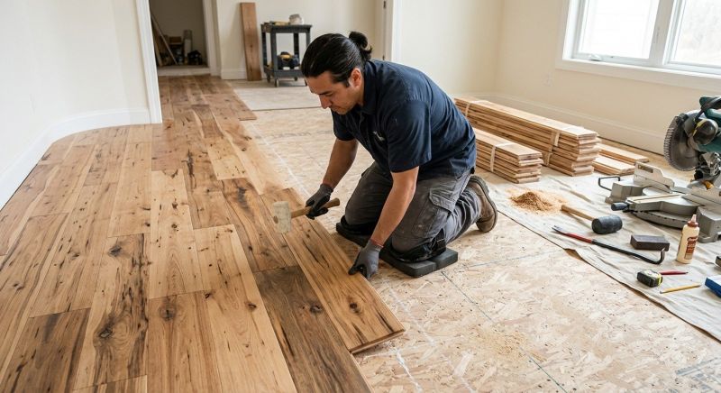 Hickory Floor Installation in Powhatan, VA
