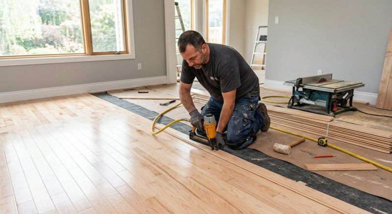 Maple Flooring Installation in Cartersville, VA