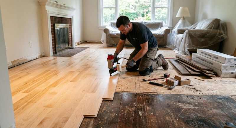 Maple Flooring Installation in Cumberland, VA
