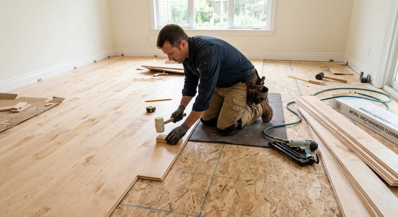 Maple Flooring Installation in Midlothian, VA