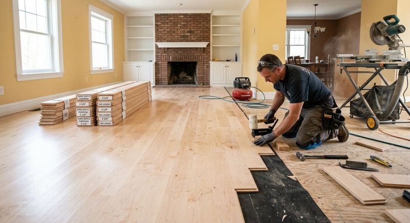 Maple Flooring Installation in Mineral, VA