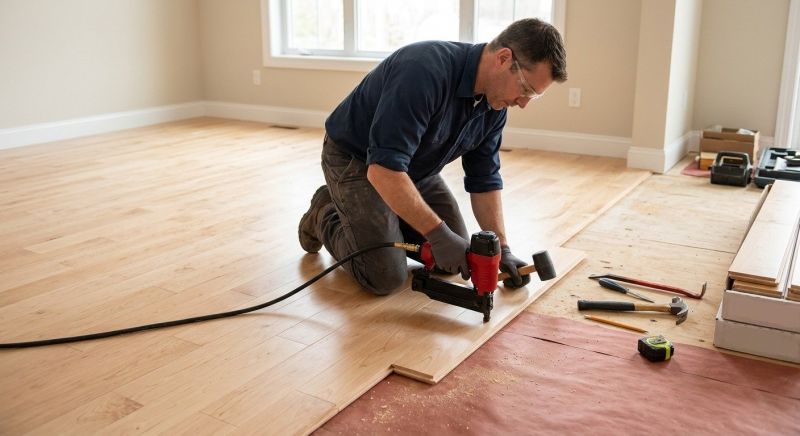 Maple Flooring Installation in Rockville, VA