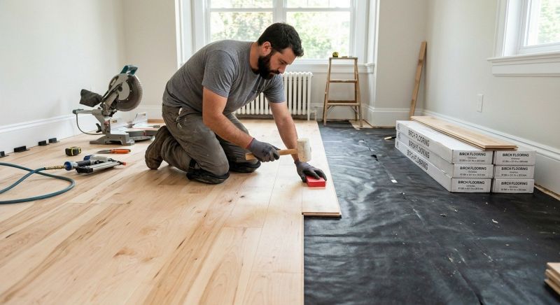 Maple Flooring Installation in Rockville, VA