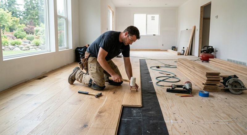 Oak Floor Installation in Chesterfield County, VA