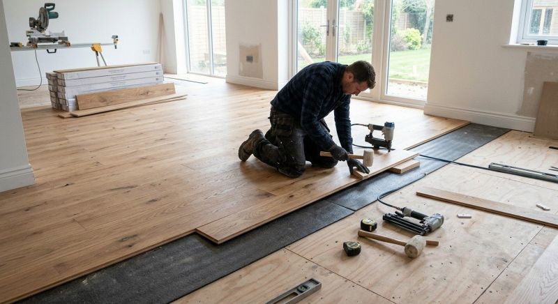 Oak Floor Installation in Chesterfield County, VA