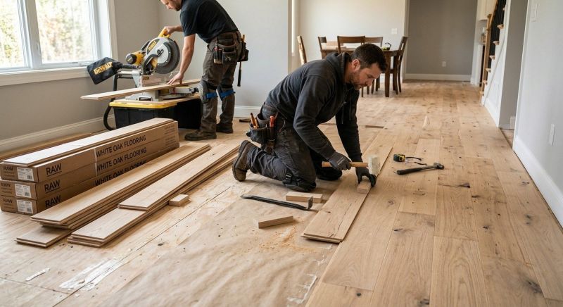 Oak Floor Installation in Chesterfield County, VA