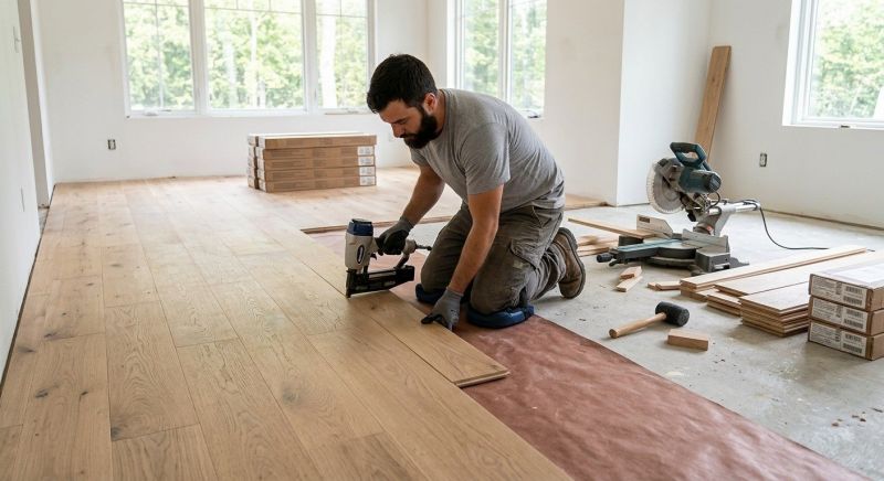 Oak Floor Installation in Glen Allen, VA