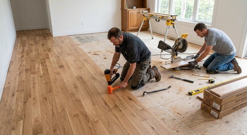 Oak Floor Replacement in Powhatan, VA
