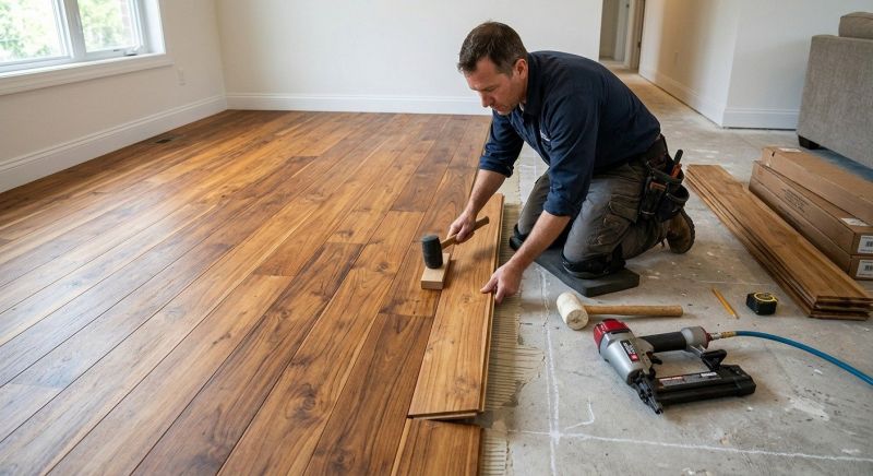 Teak Flooring Installation in Powhatan, VA