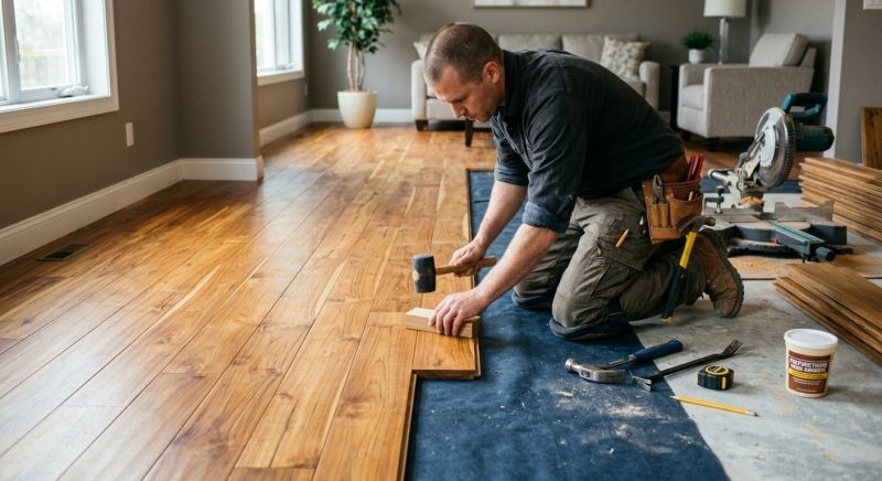Teak Flooring Installation in Powhatan, VA