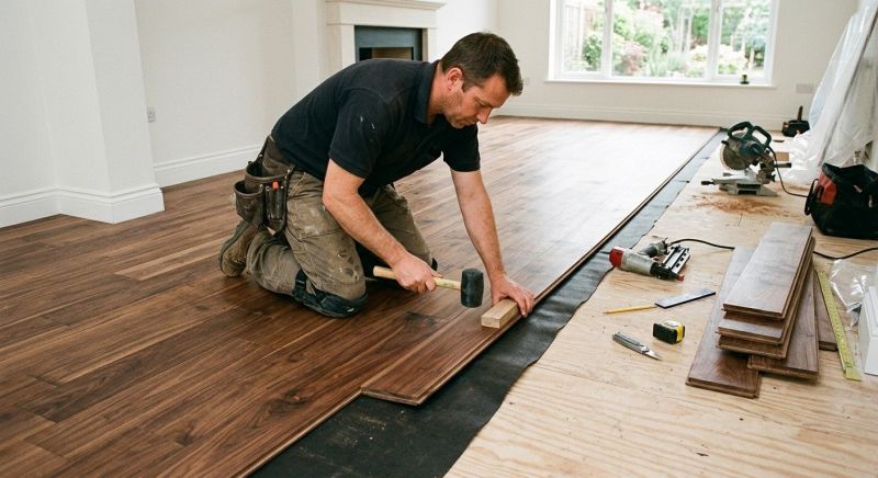 Walnut Flooring Installation in Powhatan, VA