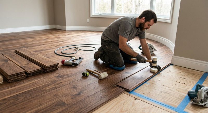 Walnut Flooring Installation in Powhatan, VA