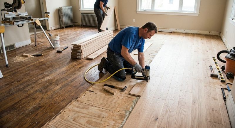Wood Floor Replacement in Cartersville, VA