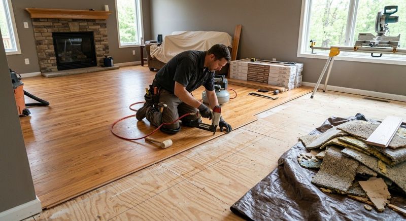 Wood Floor Replacement in Richmond, VA